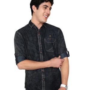 Men’s Solid Slim Fit Shirt